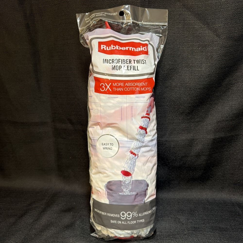 Rubbermaid Microfiber Twist Mop Refill 2088705 - NEW